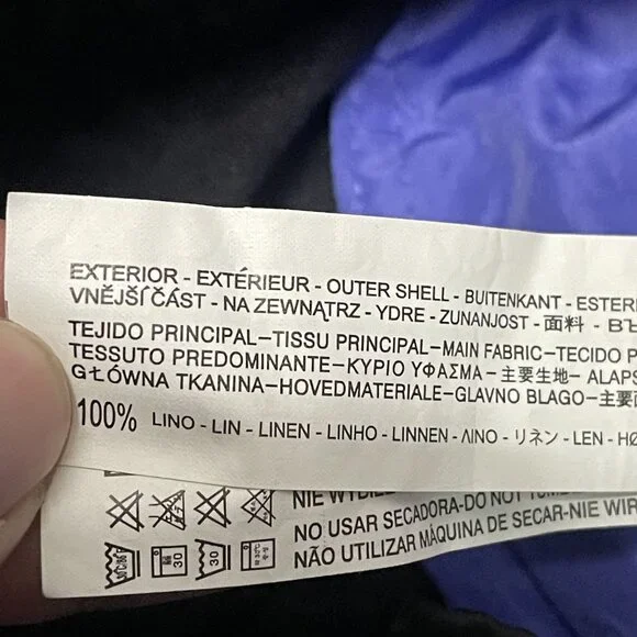 Zara Man Linen Jogger Pants With Ribbed Cuffs M Black - Picture 4 of 6